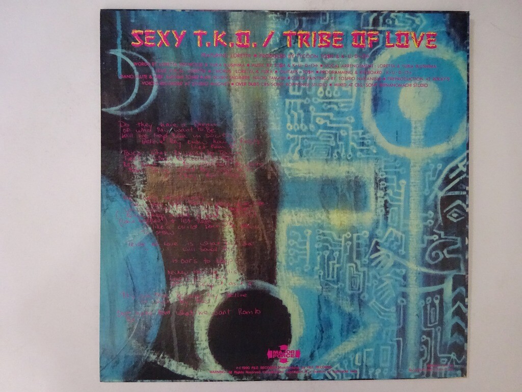 邦楽 Sexy T.K.O/TRIBE OF LOVE Sexy T.K.O. Tribe Of Love Major Force 13MF021 Japan VINYL LP