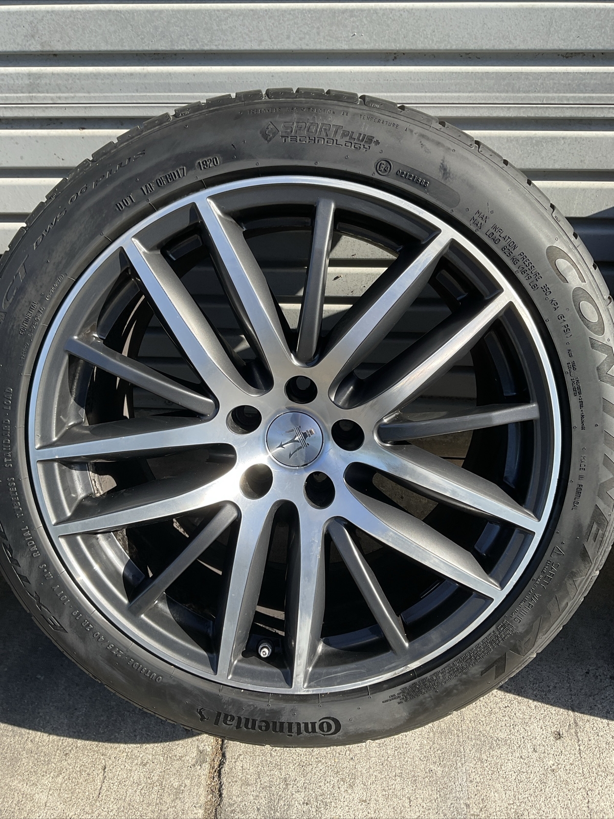 14-17  MASERATI GHIBLI WHEEL RIM TIRE 10x19 INCH SIZE SET 4 ASSEMBLY OEM