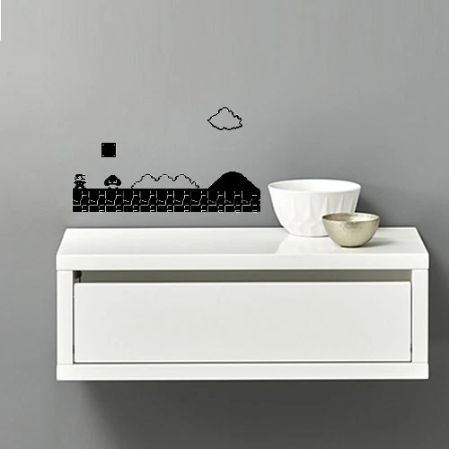 2D Mario Game Vinyl Decal Sticker for Macbook Air Pro Laptop Car Window Wall Art - Image 3 of 4