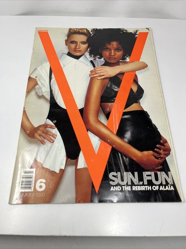 2000 V MAGAZINE Fashion ISSUES 4-8 LOT OF 5, 4 Is Cover Detached - Picture 8 of 19