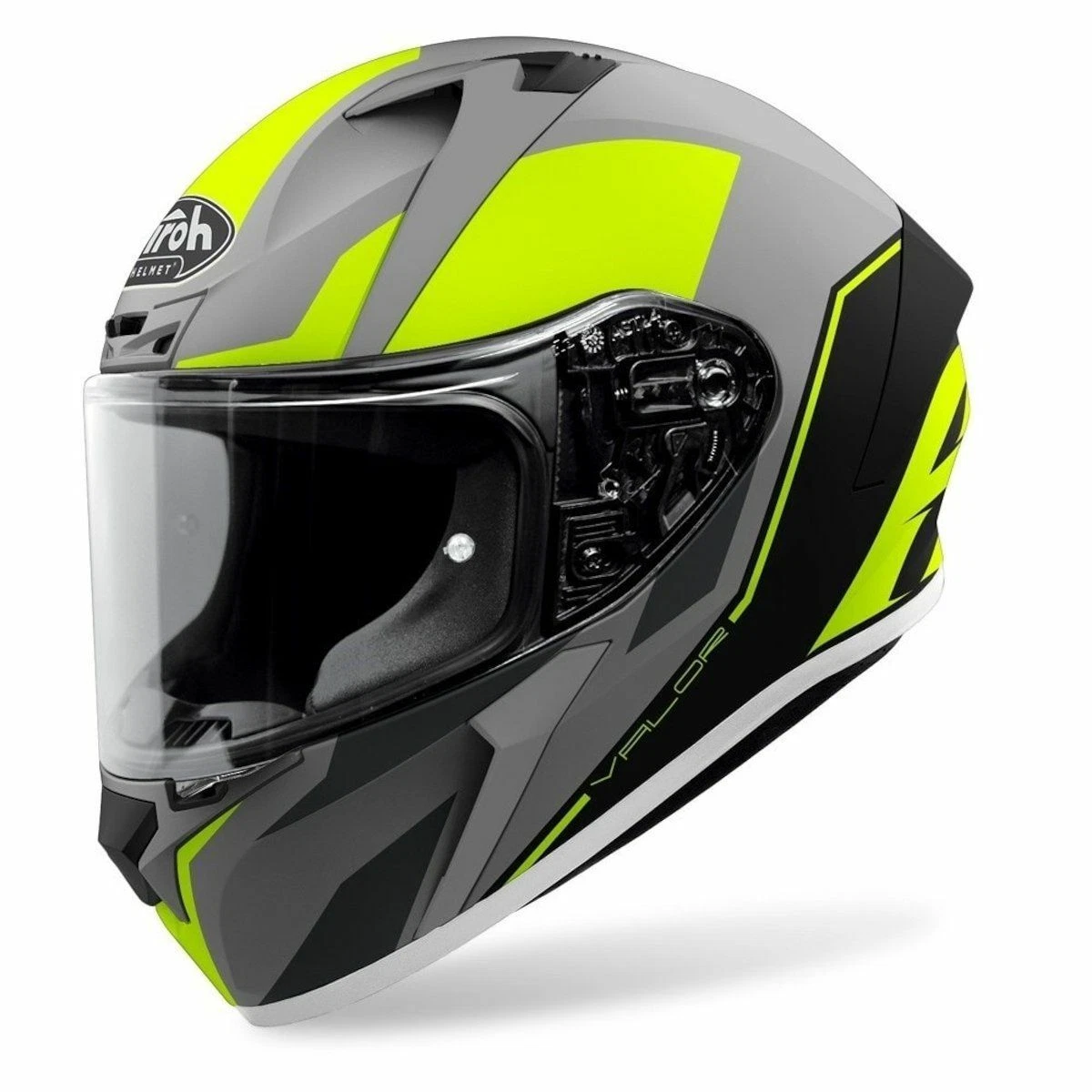 Full Face Helmet Airoh Valor Whings Yellow Matt Size M eBay