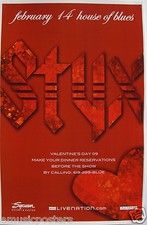 STYX 2009 SAN DIEGO "VALENTINE'S DAY" CONCERT TOUR POSTER -Band Logo & Red Heart