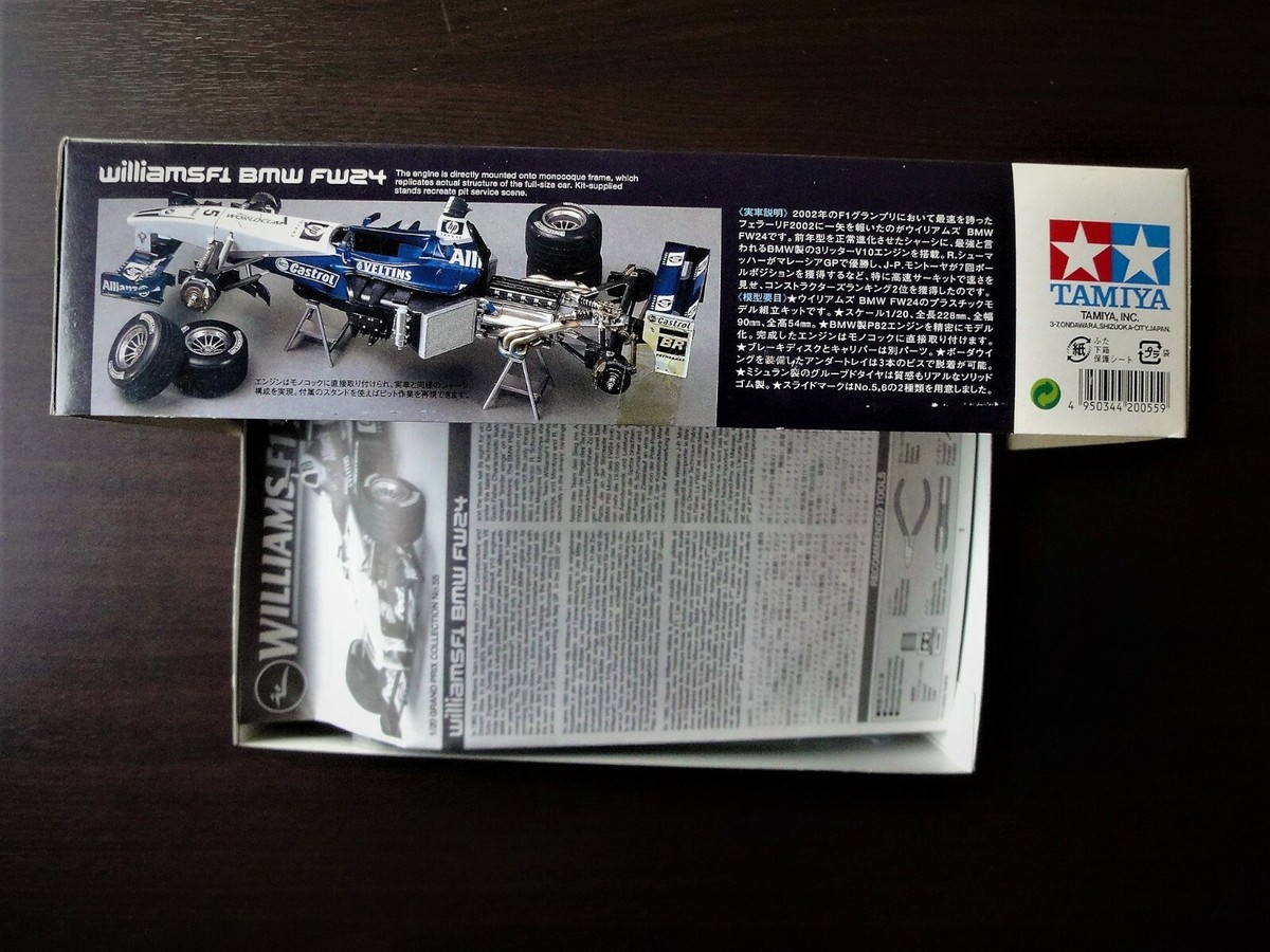 Steal ! TAMIYA 1/20 Williams F1 BMW FW24 2002 So Cool ! | eBay
