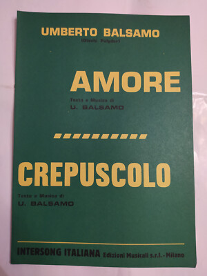 UMBERTO BALSAM: LIEBE / DÄMMERUNG