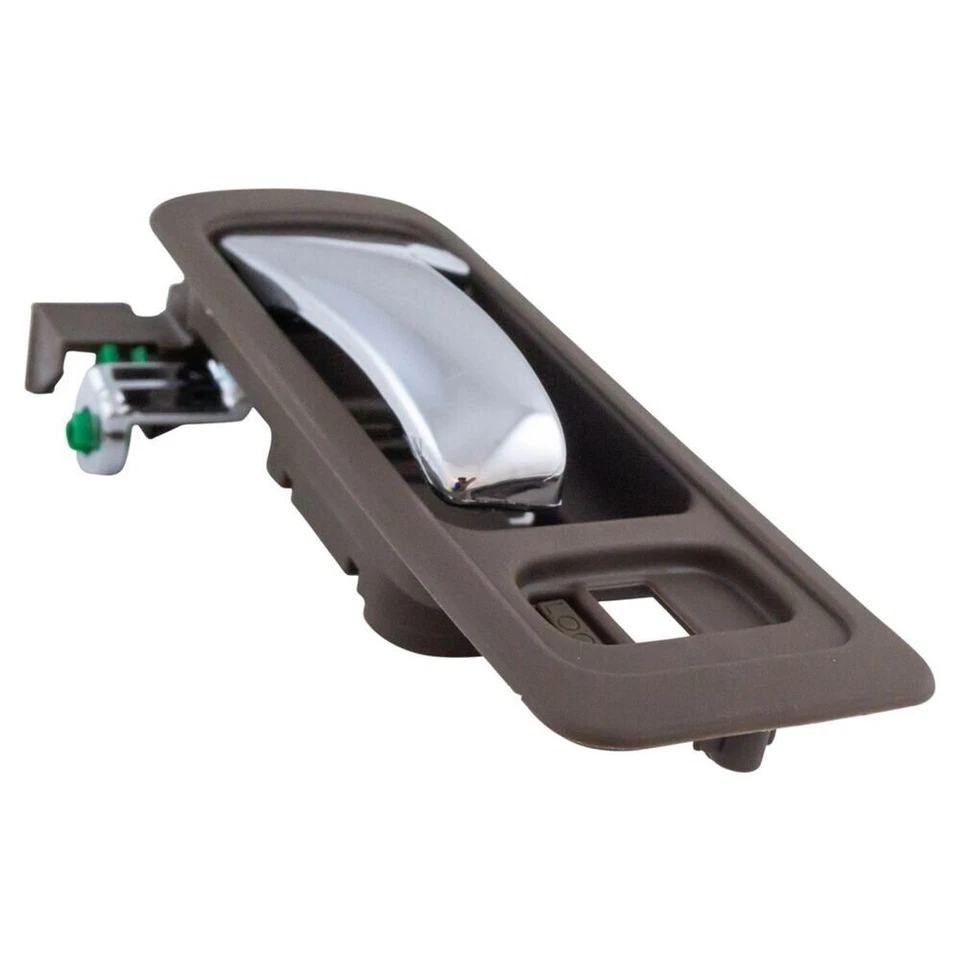 Front Left Interior Door Handle Chrome & Beige For 1996-2003 Acura RL - Image 4 of 4