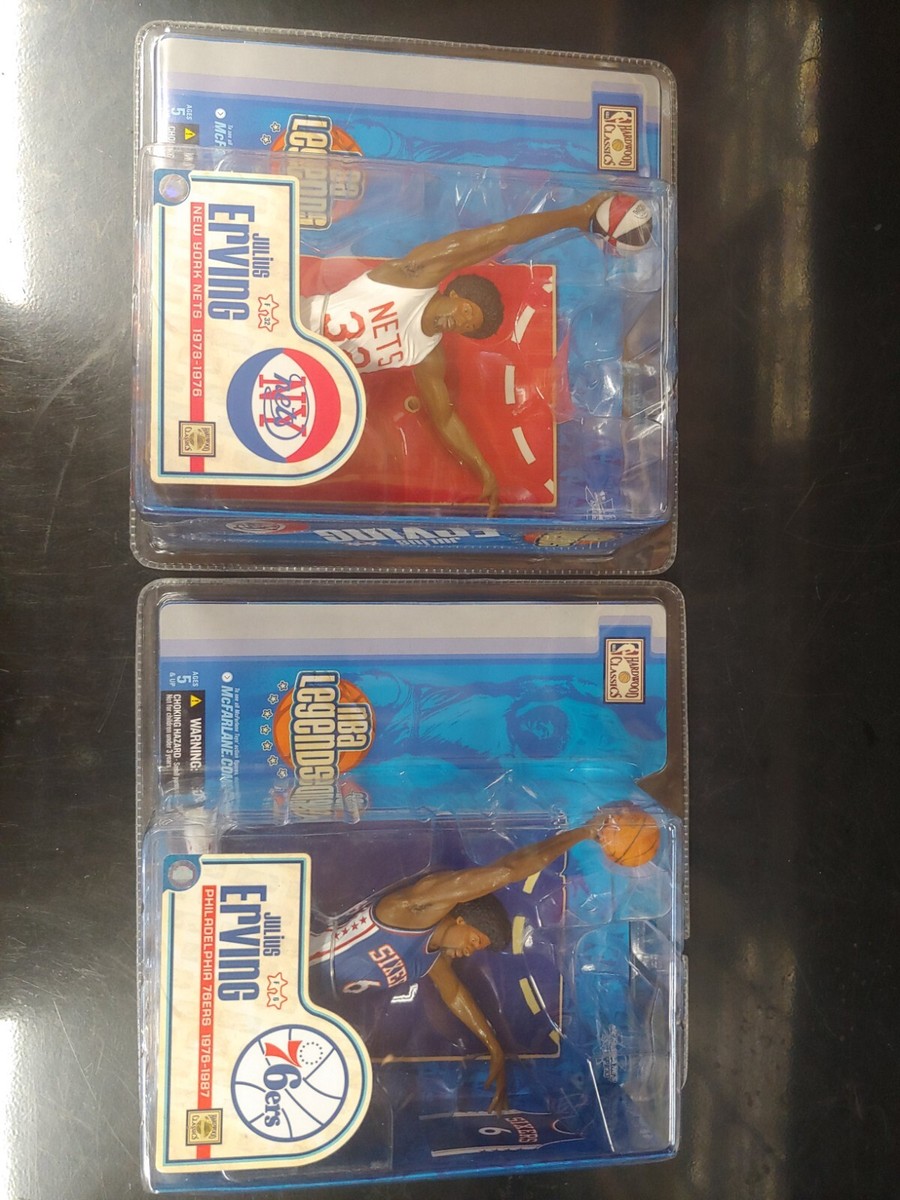 【超希少】mcfarlane NBA JULIUS ERVING Amazon.com: Julius Erving #6 Blue Jersey Philadelphia 76'ers