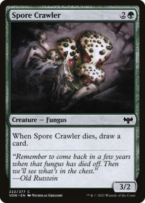 x4 Spore Crawler VOW MTG 222/277 COMMON M/NM 4x
