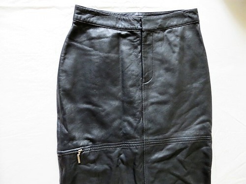 tommy hilfiger leather skirt