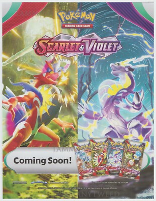 Pokemon Cards - Scarlet & Violet - Nintendo TCG CCG Print Ad Advertisement  | eBay
