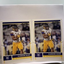 2 - Kareem Hunt Rookie - 2017 Score #423 RC Panini Rookie Card. rookie card picture