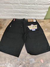 Vintage Jean Shorts Paco Sport Mens 34 Jet Black Denim Dead Stock