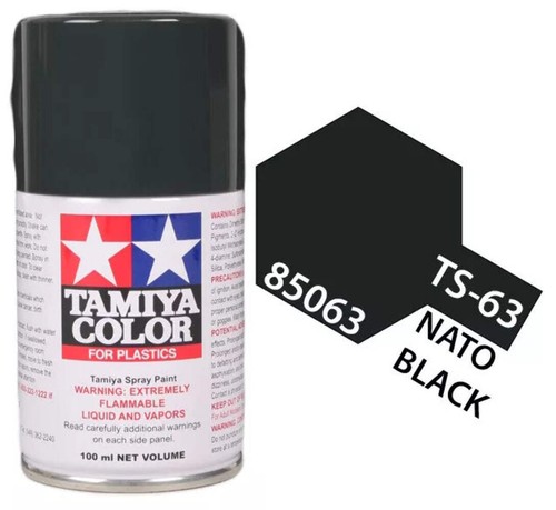 TS-63 NATO Black Lacquer Paint 100ml - Picture 1 of 2