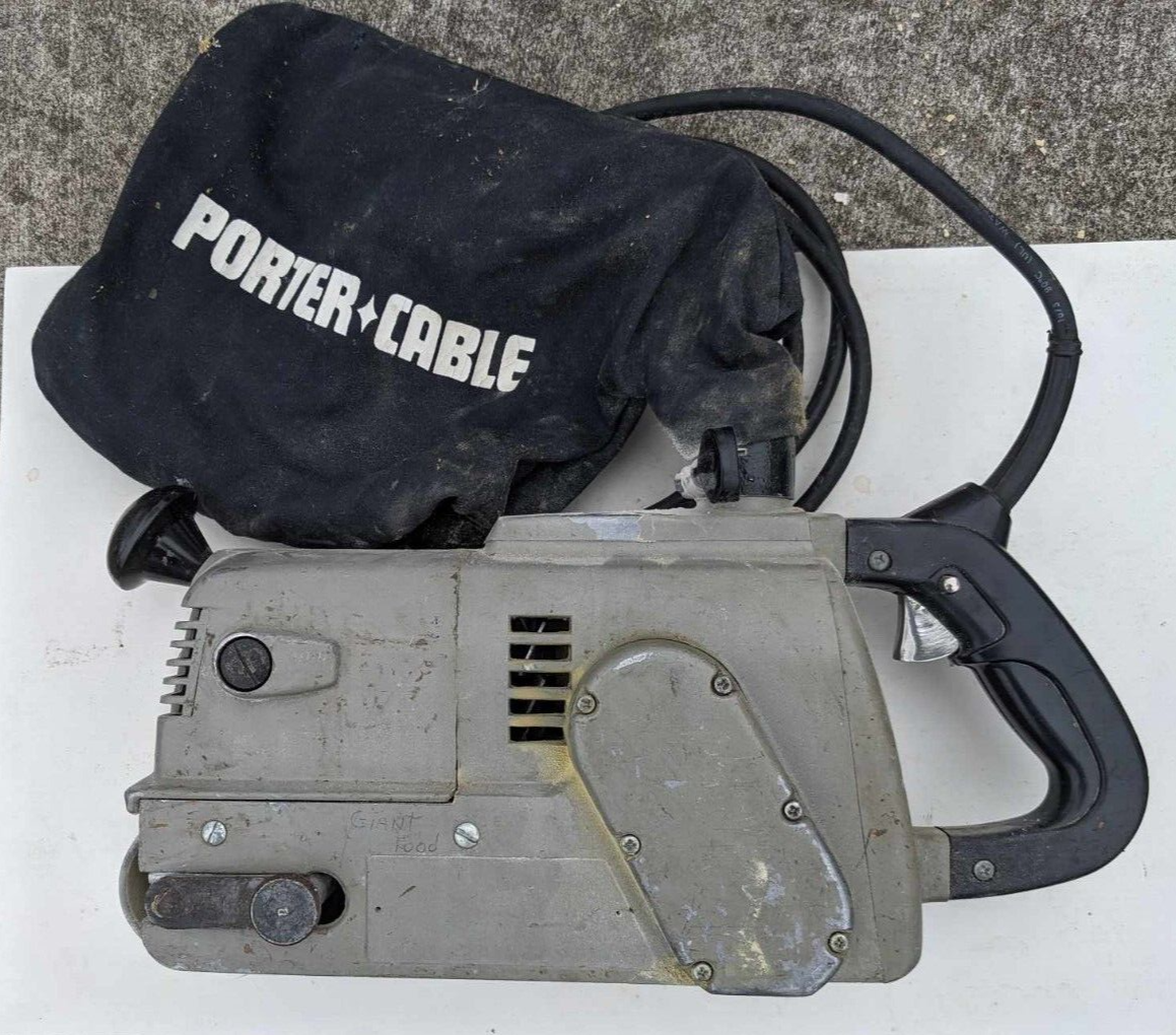 Porter Cable 3x24” Belt Sander Model 503 with Dust Collection Bag. eBay