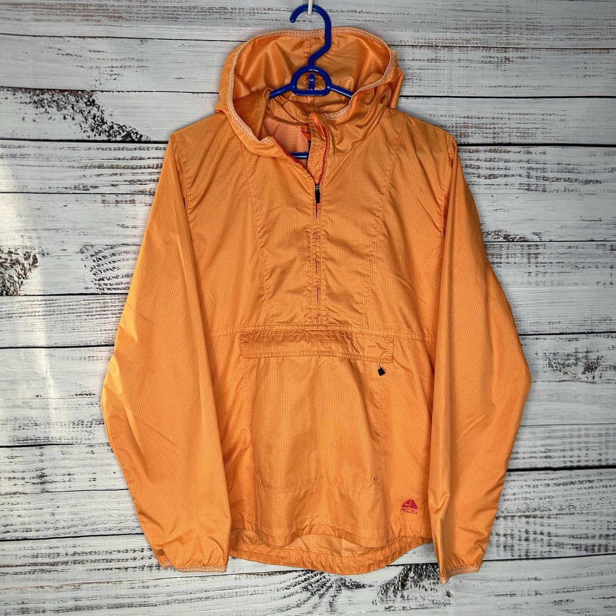 ジャケット・アウター Nike ACG Hooded jacket Orange/Dark Gray Vintage Nike ACG Jacket Nike ACG vintage outerwear | Depop
