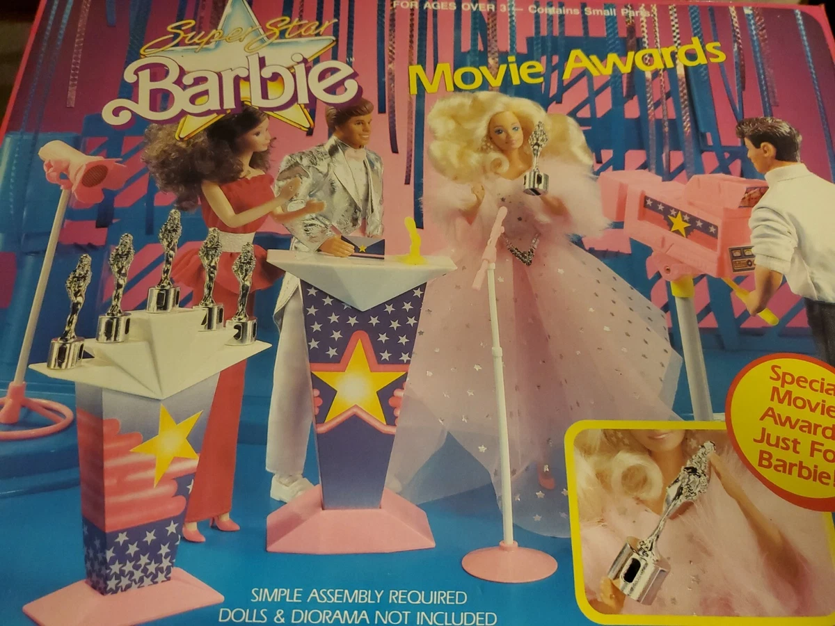 Vintage Barbie Super Star Movie Awards Playset 7344 Mattel