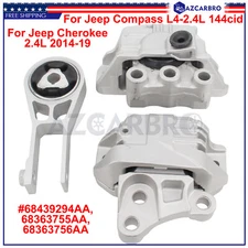 Engine Mounts & Transmission Mount 3PCS Set For Jeep Compass 2017-21 #68439294AA
