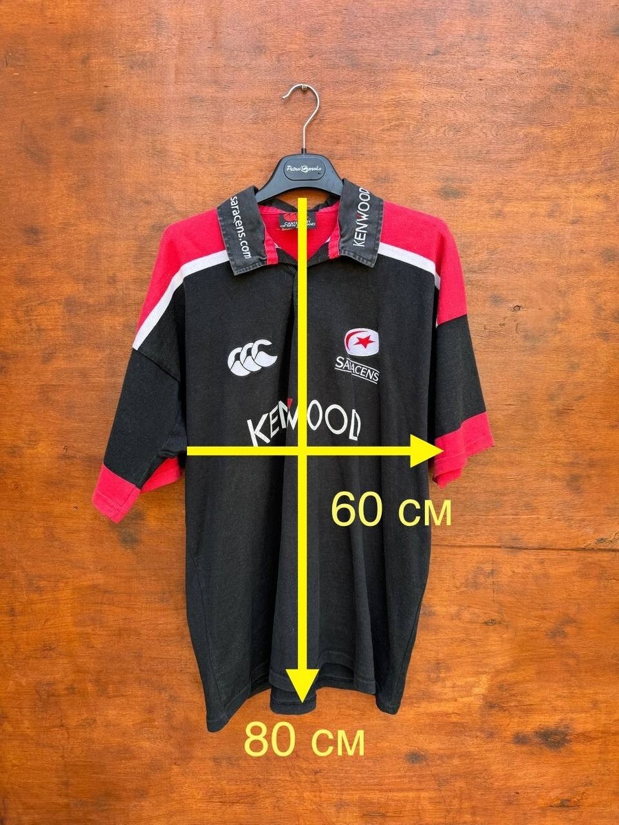 CANTERBURY SARACENS ラガーシャツ S KENWOOD CANTERBURY SARACENS ラガーシャツ S KENWOOD