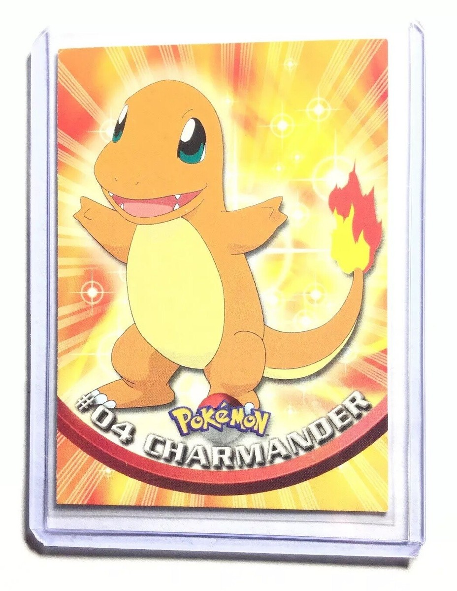 Topps Series 1 1999 TV Animation Ed CHARMANDER #04 Pokemon