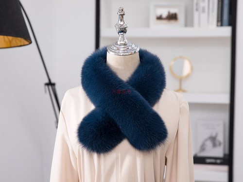 Women's Winter Warm Real Fox Fur Scarf Collar Shawl Scarves Wrap Neckerchief - Picture 38 of 41