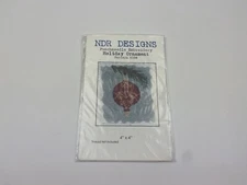 NDR Designs Holiday Ornament Punch Needle Pattern With Fabric