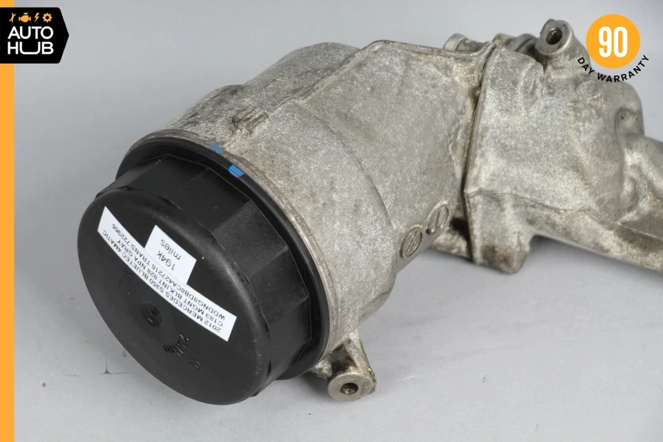 Carcasa de filtro de aceite diésel Mercedes W221 S350 E320 R350 ML350 CDI 6421801410 OEM Foto 3 de 4