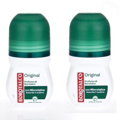 BOROTALCO ROBERTS deo roll-on Original 2x 50ml ohne Alkohol deoroller