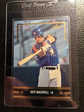 1991 GOLD LEAF ROOKIES #BC14 JEFF BAGWELL ROOKIE CARD RC HOUSTON ASTROS HOF