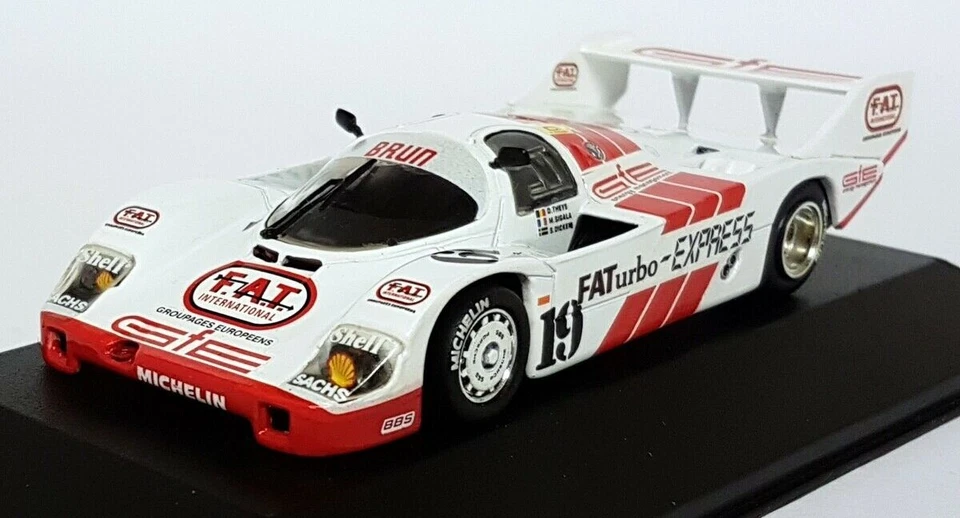 Quartzo 1/43 Q3068 Porsche 956 cola corta Brun Faturbo 1000KM SPA 86 Race Foto 3 de 4
