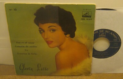 GLORIA LASSO ''Eso es el Amor'' SPANISH 45 EP Record w Sleeve EXTREMELY RARE!!