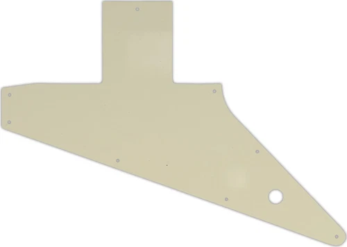 WD Custom Pickguard For Gibson 2010-Present Explorer #55 Parchment 3 Ply