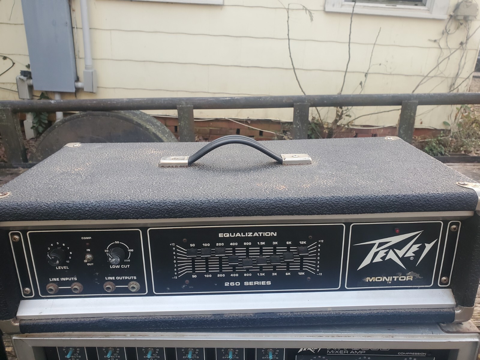 Vintage Peavey Series 260 C Equalization Monitor eq amp great for 