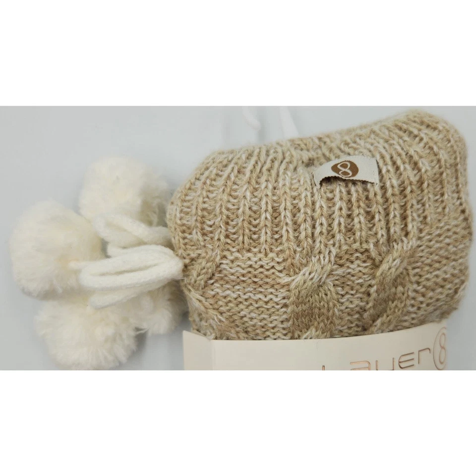 NUEVO Calcetines difusos tejidos con cable forrados de lana de peluche enriquecidos con manteca de karité natural Foto 2 de 4