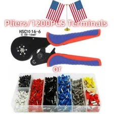 Connectors Cord Wire Crimp Cable Pin End Bootlace Ferrule Terminals Kit 1200PCS