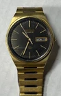 Vintage Seiko SQ 8223-7119 Gold Tone Mens Watch! New Battery! Works!!