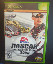 XBOX NASCAR 2005: Chase for the Cup LIVE Microsoft 2004  CASE MANUAL DISC ILNC