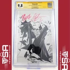 BATMAN #423 (Vol 1 1988) McFarlane B&W OA Sketch Virgin CGC SS 9.8 DOUBLE SIGNED