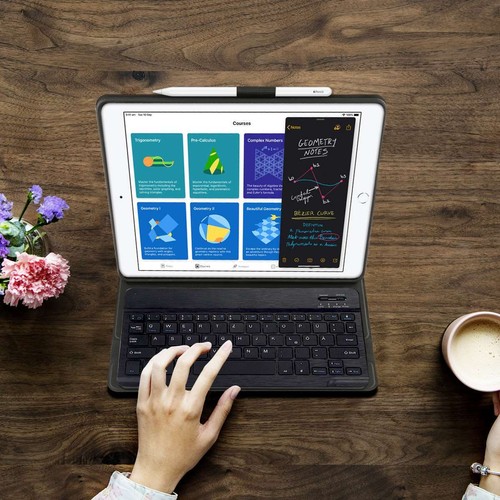 Smart Case With Bluetooth Keyboard Cover For iPad 9th 8th 7th Gen Air 3/Pro 10.5 - Picture 12 of 19