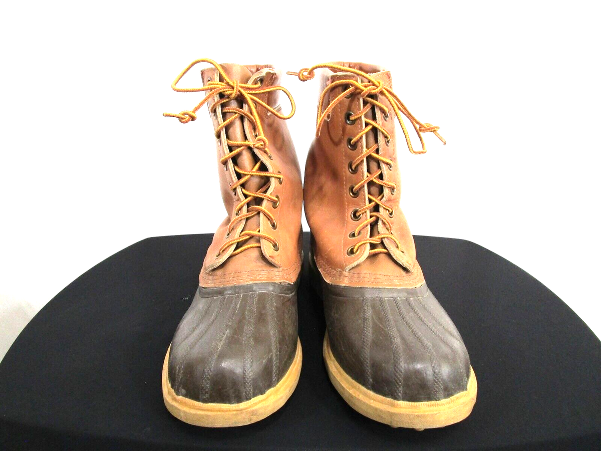 Sorel Kaufman Premium Winter Duck Boots Rubber Leather Wool Insulated Size 12 Sorel Kaufman Winter Rain Duck Boots Leather Rubber No  main image 3