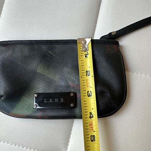 L.A.M.B Gwen Stefani Tartan Plaid Wristlet Zip Pouch Mini Purse - Picture 9 of 9