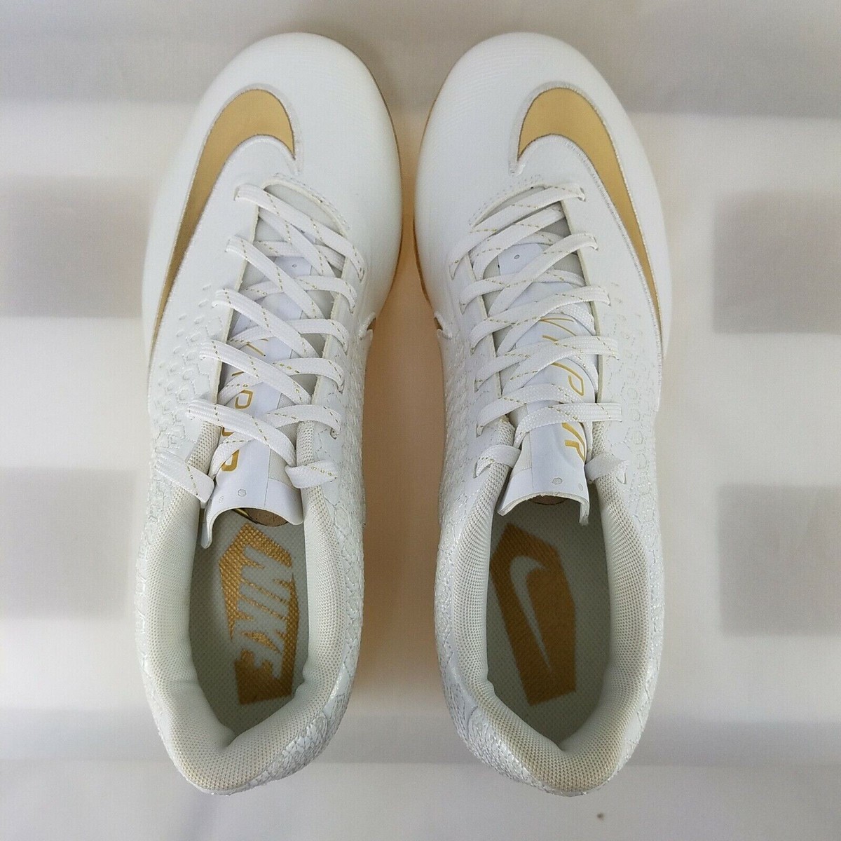 Nike Lunar Vapor Ultrafly Elite 2 Baseball Cleats White  display picture 1