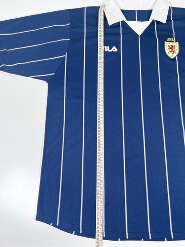 Scotland 2002/04 FILA Home Football Shirt XL Mens Vintage Soccer Jersey - Picture 10 of 10