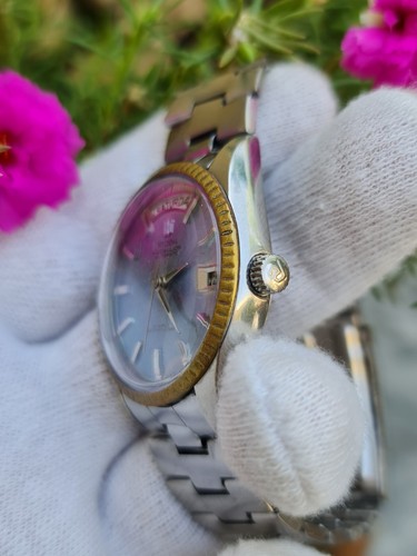 Vintage Rare Ricoh Medallion President Automatic Sky Dial Japan Men's Watch - Picture 7 of 16