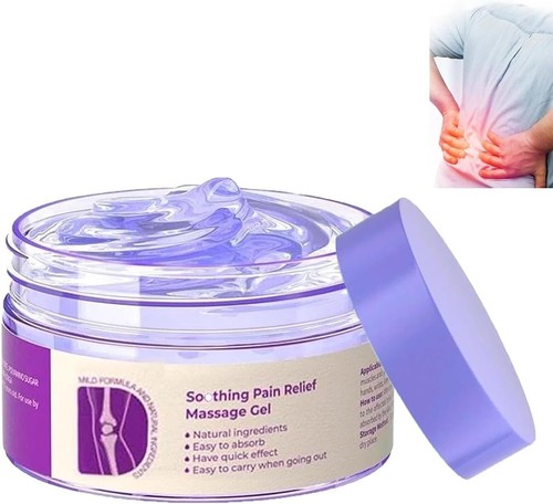 Kresin Joint Pain Gel Purple Gel, Soothes Knees, Lumbar, Neck, Hands, and Feet ( - Picture 3 of 8