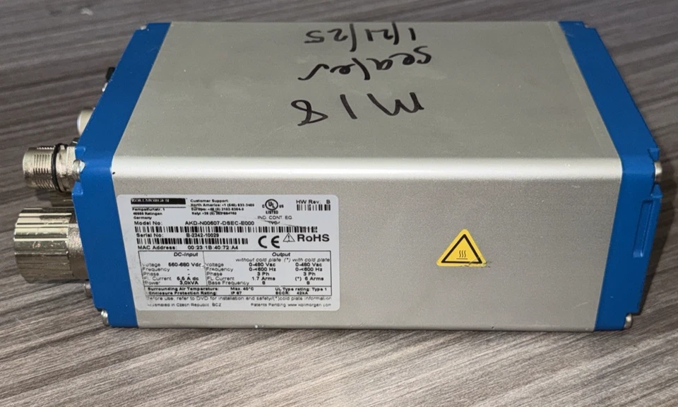 Kollmorgen AKD-N00607-DSEC-E000 HW Rev:B 560-680 VDC - Image 2 of 4