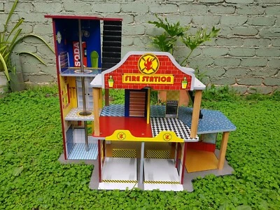 kidkraft wooden fire station