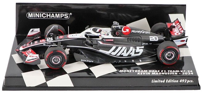 Minichamps Haas F1 Team VF-24 #20 2024 - Kevin Magnussen 1/43 Scale