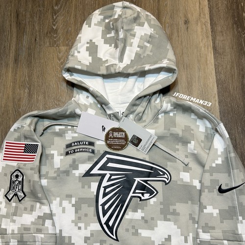 Authentic Nike Atlanta Falcons 2024 Salute to Service Hoodie Sideline Pullover - Bild 2 von 9