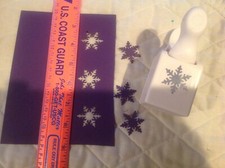 Martha Stewart ALPINE SNOWFLAKE Punch EUC