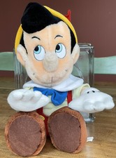 VIntage 1980  s Walt Disney World Disneyland Pinocchio Sitting Plush