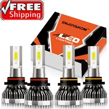 For Chevrolet Camaro 1998-2002 Combo 9005+9006 LED Headlight Bulbs High Low Beam